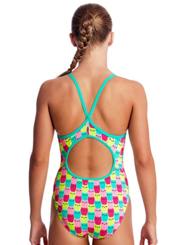FS11G02059 Funkita Girls Minty Mittens Diamond Back Swimsuit - FS11G02059 Minty Mittens