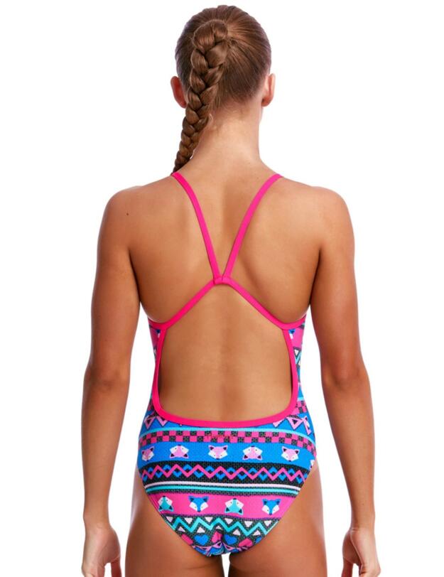 FS16G02190 Funkita Girls Miss Foxy Single Strap One Piece Swimsuit  - FS16G02190 Miss Foxy