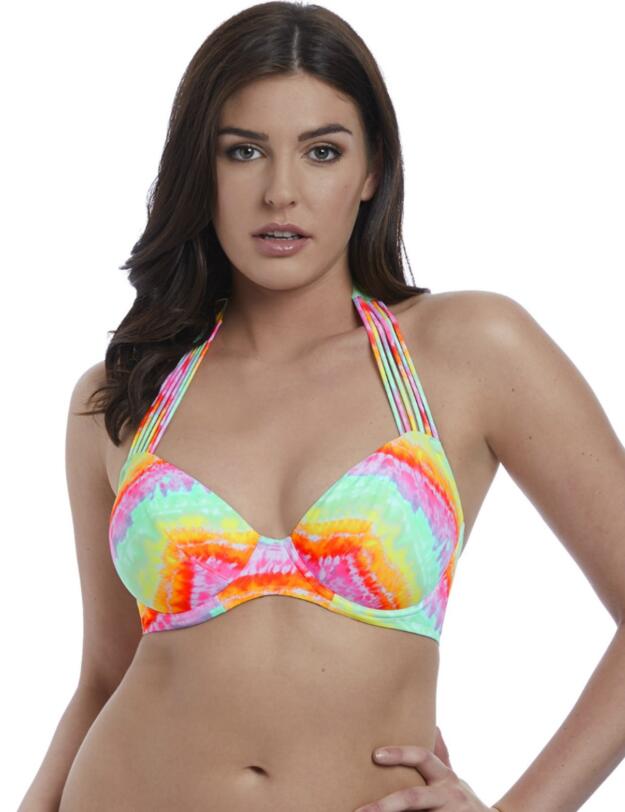 6650 Freya High Tide Underwired Halter Bikini Top - 6650 Sunset