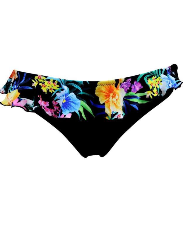 14104 Pour Moi Miami Brights Frill Bikini Brief - 14104 Multi