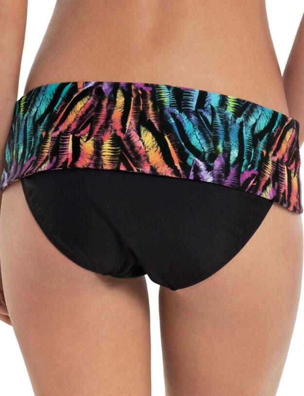 SW0746 Panache Tallulah Fold Brief Feather Print - SW0746 Feather Print