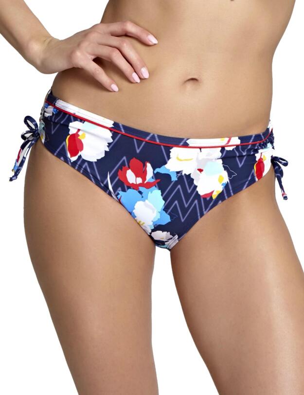 SW1159 Panache Milano Drawside Bikini Brief - SW1159 ZigZag Floral