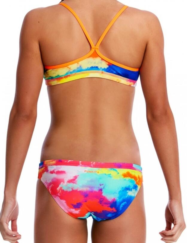 FS02G02177 Funkita Girls Cumulus Racerback Two Piece Swim Set - FS02G02177  Cumulus