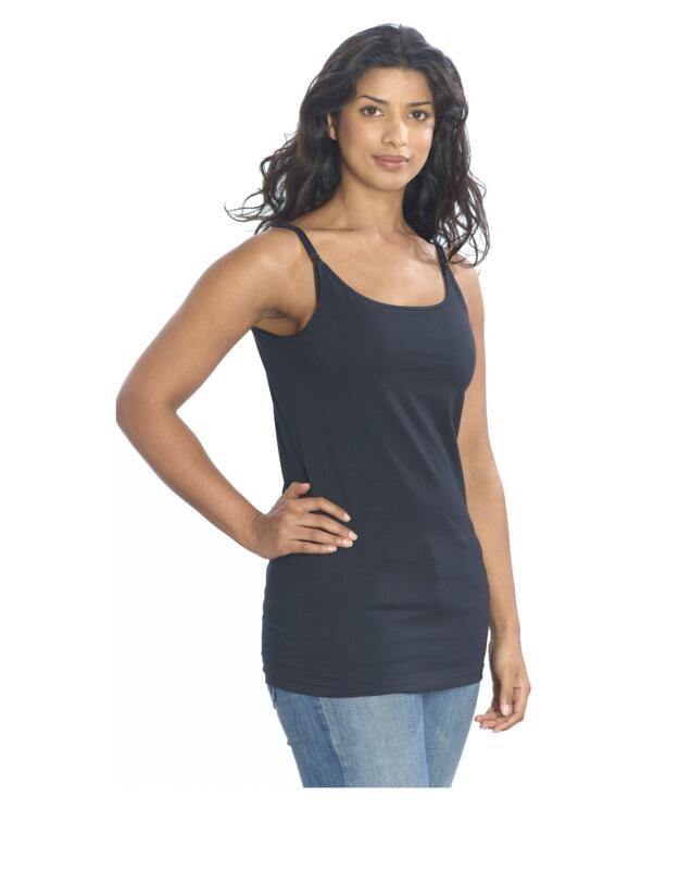 822 Emma Jane Nursing Top Longer Length - 822 Black