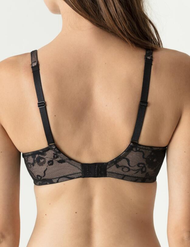 0241710/11 Prima Donna Twist Take A Bow Heart Shaped Bra - 0241710/024711 Black
