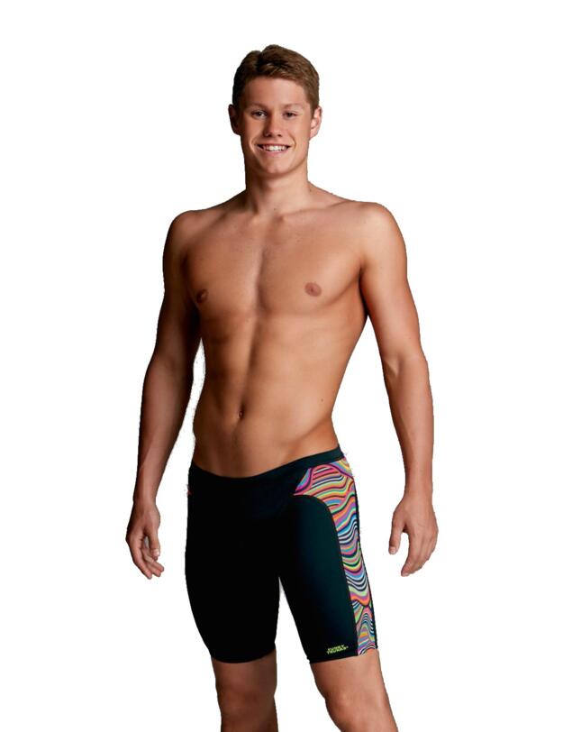 FT37M02066 Funky Trunks Mens Dripping Training Jammers - FT37M02066 Dripping