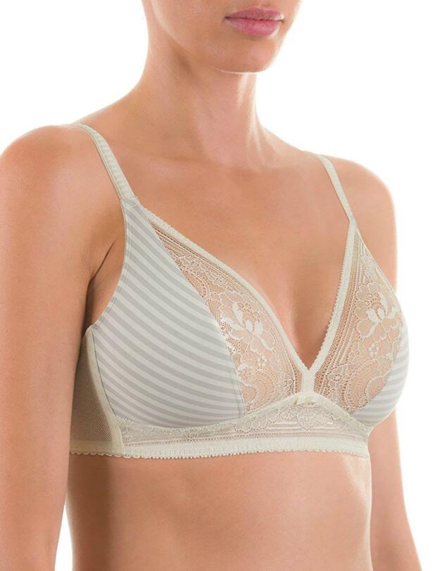 803866 Conturelle by Felina On Line Bra - 803866 Vanilla/Blue