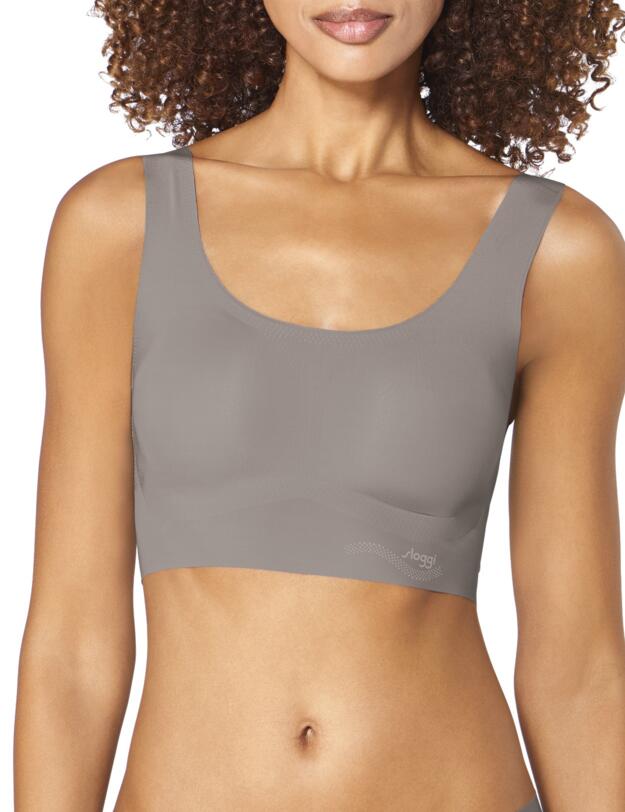 10186804 Sloggi ZERO Feel Crop Top - 10186804 Coffee Sugar