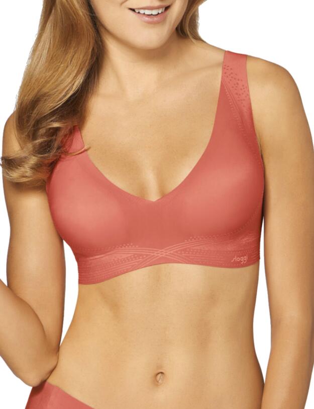10194066 Sloggi Zero Feel Non-Wired Bralette Bra - 10194066 Papaya