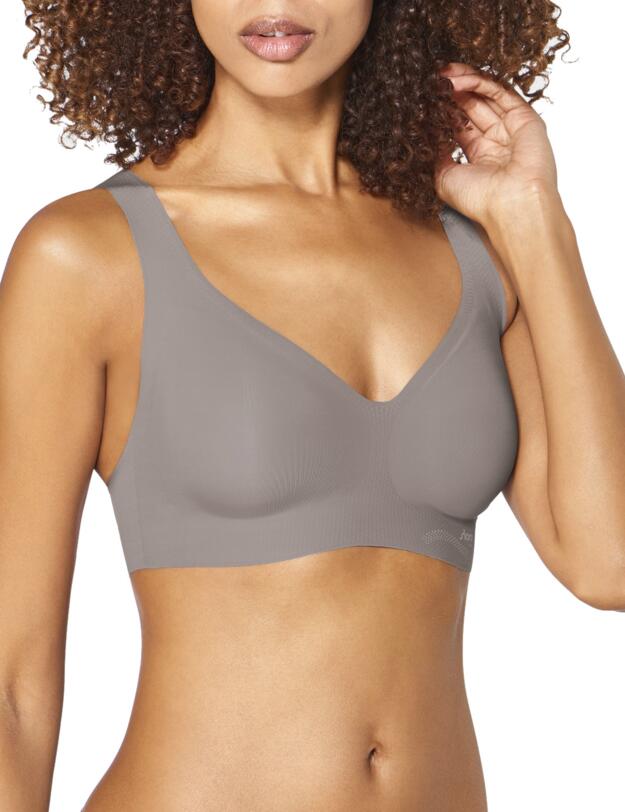 10186738 Sloggi Zero Feel Bralette Bra Top - 10186738 Coffee Sugar