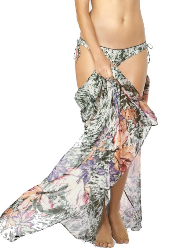 10195557 Triumph Floral Cascades Pareo - 10195557 Green/Dark Combination