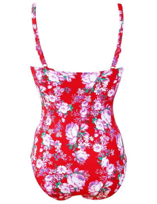 15206 Pour Moi Santa Monica Control Swimsuit - 15206 Red Floral