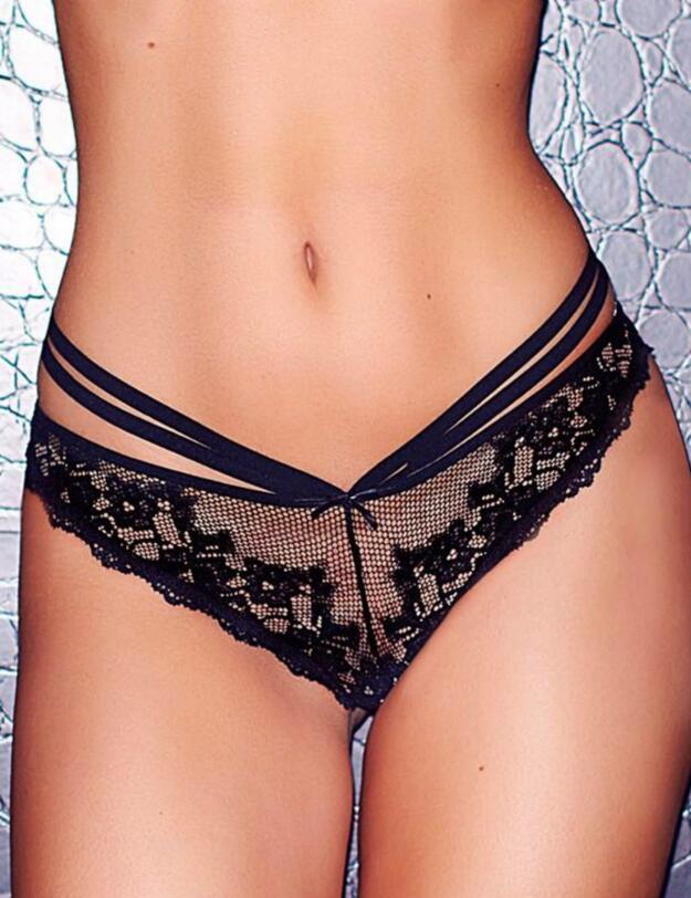 50003 Pour Moi Strapped In Brazilian Brief  - 50003 Black
