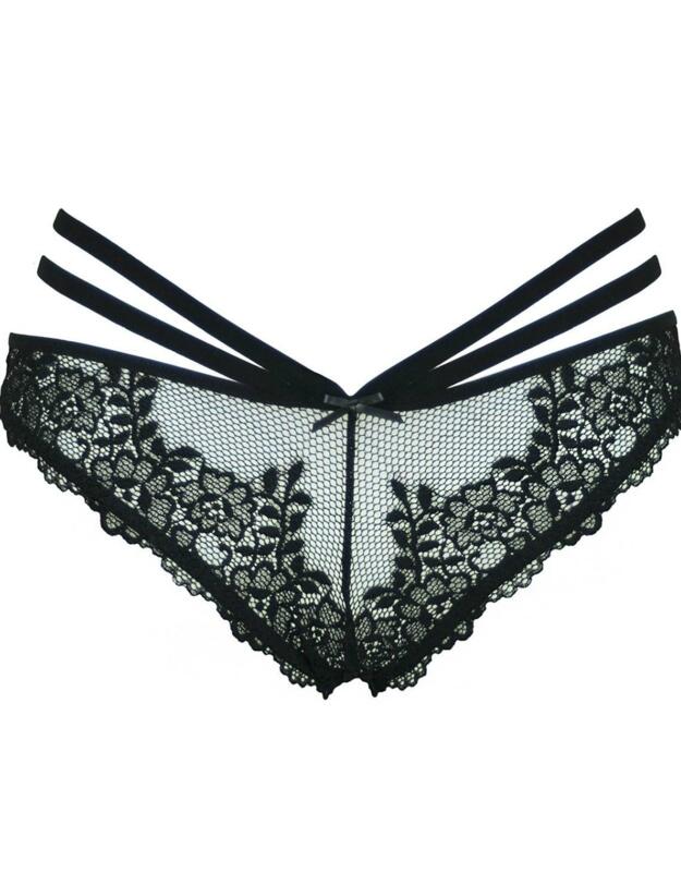 50003 Pour Moi Strapped In Brazilian Brief  - 50003 Black
