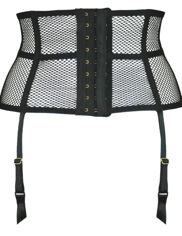 50007 Pour Moi Strapped Suspender Belt - 50007 Black