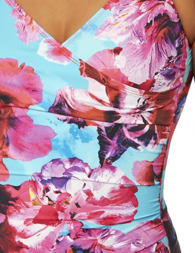 22-2067 Seaspray Calypso Crossover Swimsuit - 22-2067 Multi