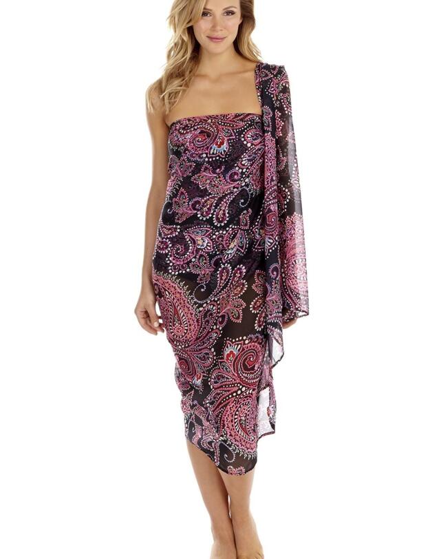 23-3006 SeaSpray Josephine Paisley Pareo Sarong - 23-3006 Multi 