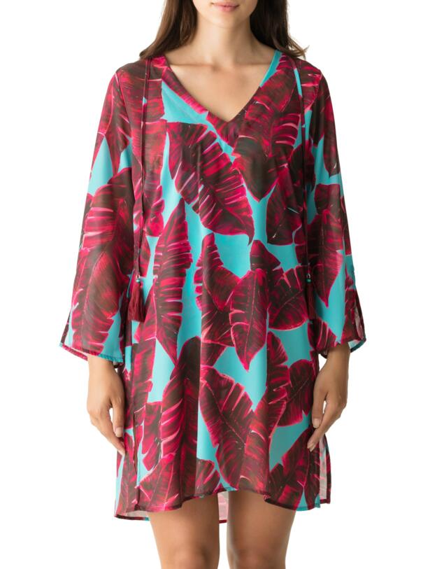 4005784 Prima Donna Swim Palm Springs Kaftan - 4005784 Pink Flavor
