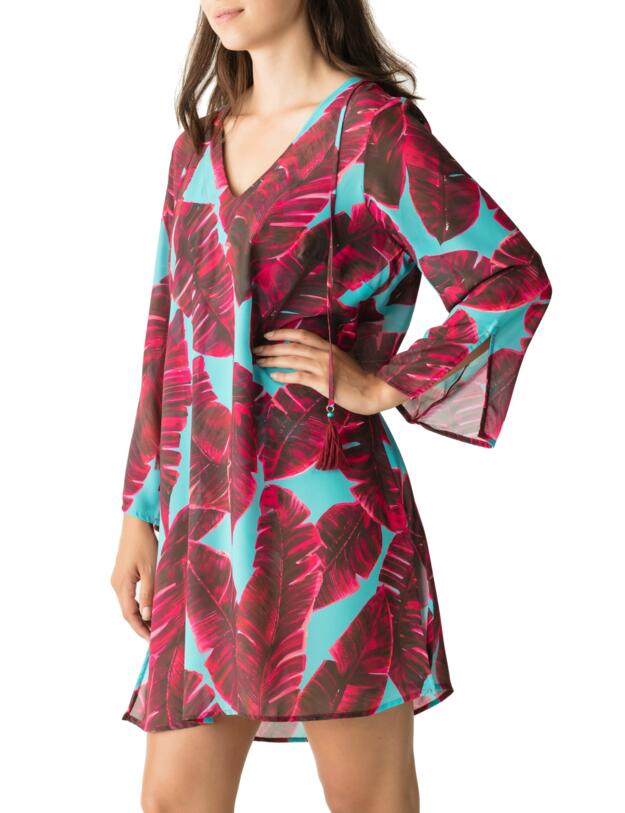 4005784 Prima Donna Swim Palm Springs Kaftan - 4005784 Pink Flavor