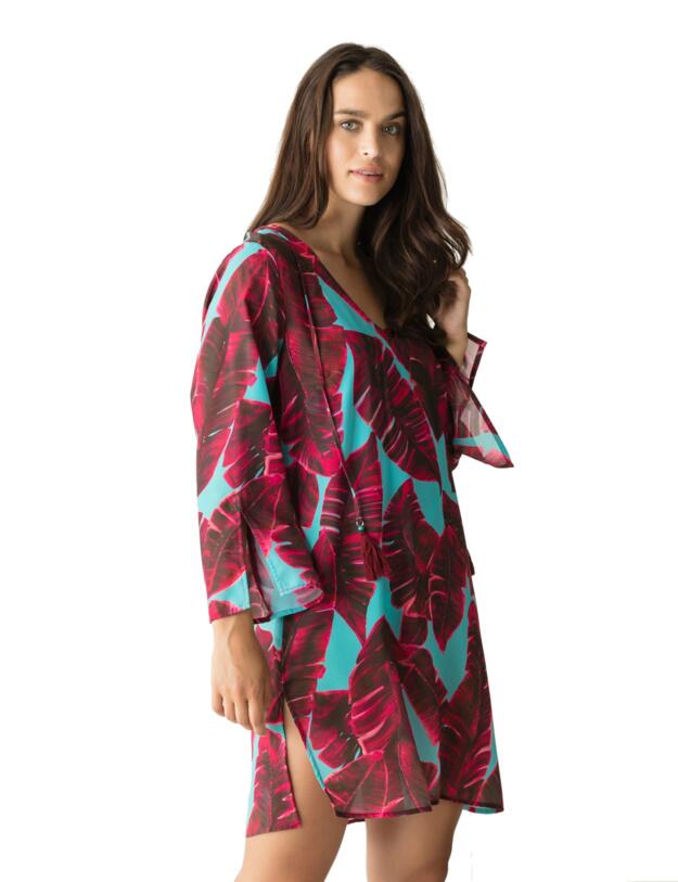 4005784 Prima Donna Swim Palm Springs Kaftan - 4005784 Pink Flavor