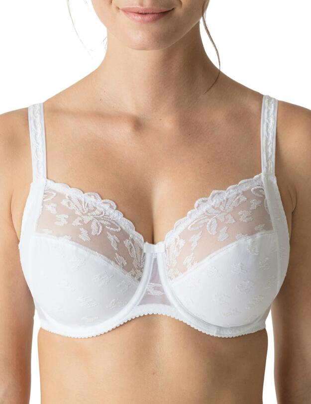 0162980/0162981 Prima Donna Waterlily Full Cup Bra - 0162980/0162981 White