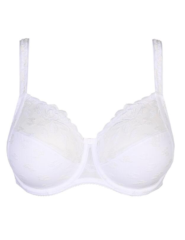 0162980/0162981 Prima Donna Waterlily Full Cup Bra - 0162980/0162981 White