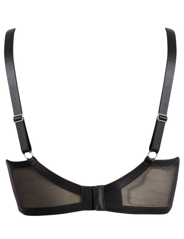 54002 Pour Moi Hush Underwired Balcony Bra - 54002 Blue/Black