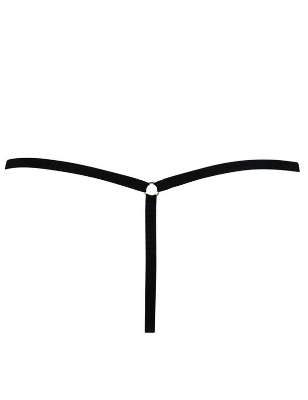53004 Pour Moi Roar Thong - 53004 Black/Red