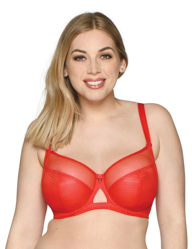CK9001 Curvy Kate Victory Balcony Bra - CK9001 Flame Red