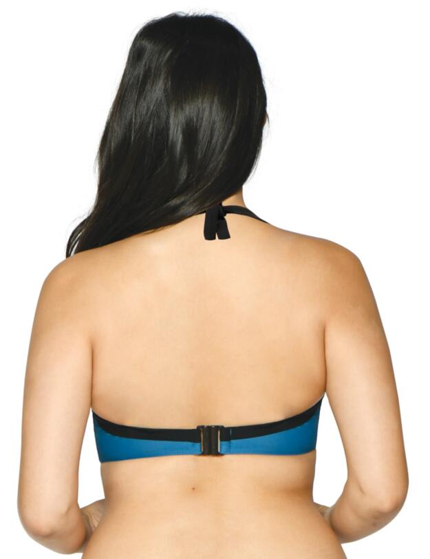CS002305 Curvy Kate Rock The Pool Halterneck Bikini Top - CS002305 Petrol