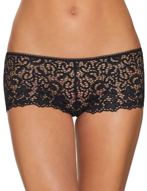 DK5009 DKNY Classic Lace Boyshort - DK5009 Black