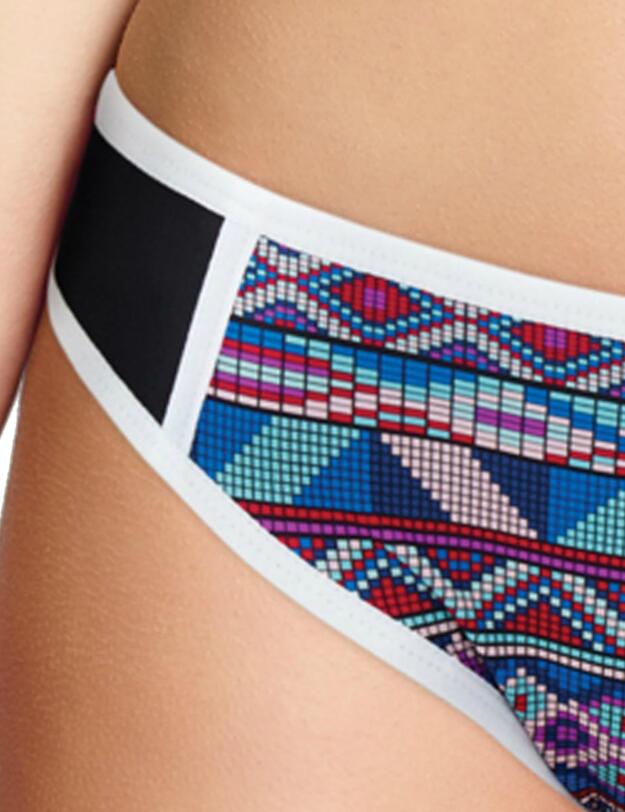 SW1286 Panache Ayanna Classic Bikini Brief - SW1286 Blue/Multi