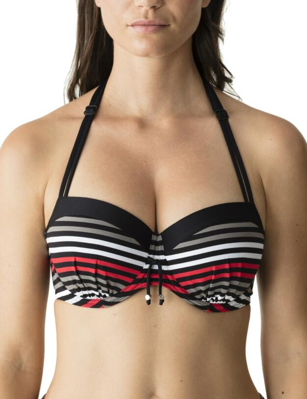4005416 Prima Donna Swim Hollywood Underwired Padded Balcony Bikini Top - 4005416 Red Carpet