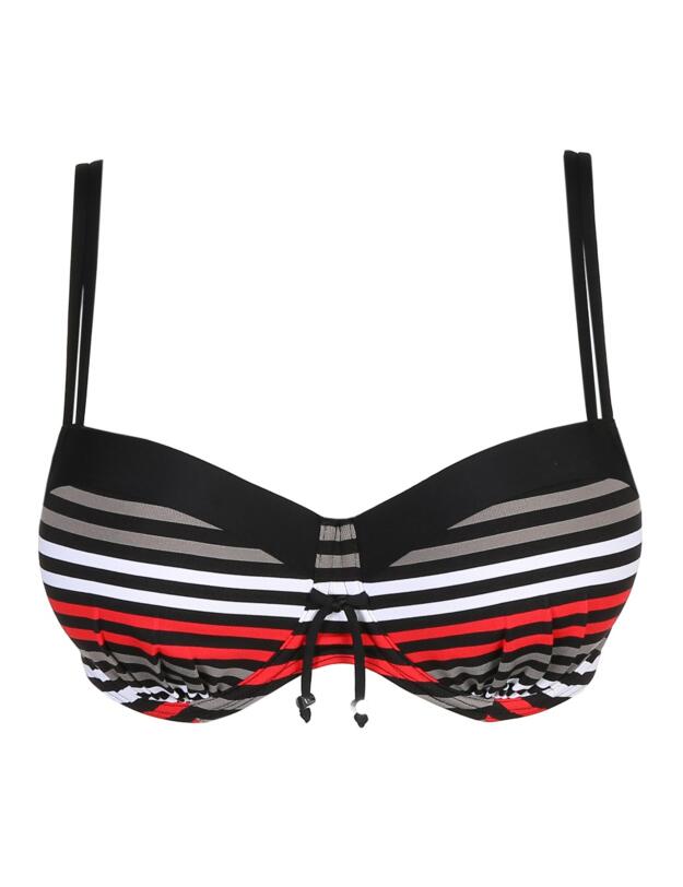 4005416 Prima Donna Swim Hollywood Underwired Padded Balcony Bikini Top - 4005416 Red Carpet