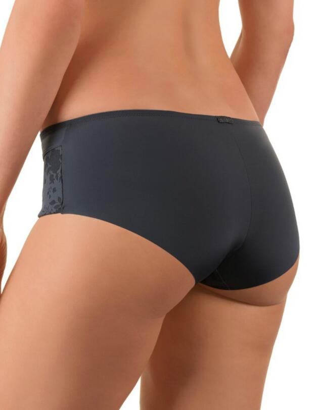 814865 Conturelle by Felina Solid Print Boy Short Brief - 814865 Carbon