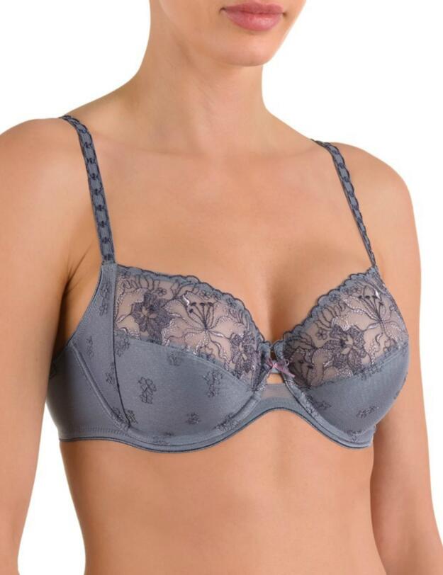805871 Conturelle by Felina Wild Lily Underwired Bra - 805871 Smokey Blue