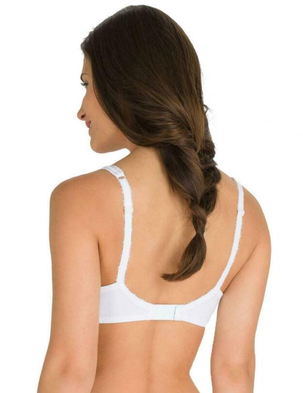 Playtex Flower Lace Full Cup Spacer Bra White