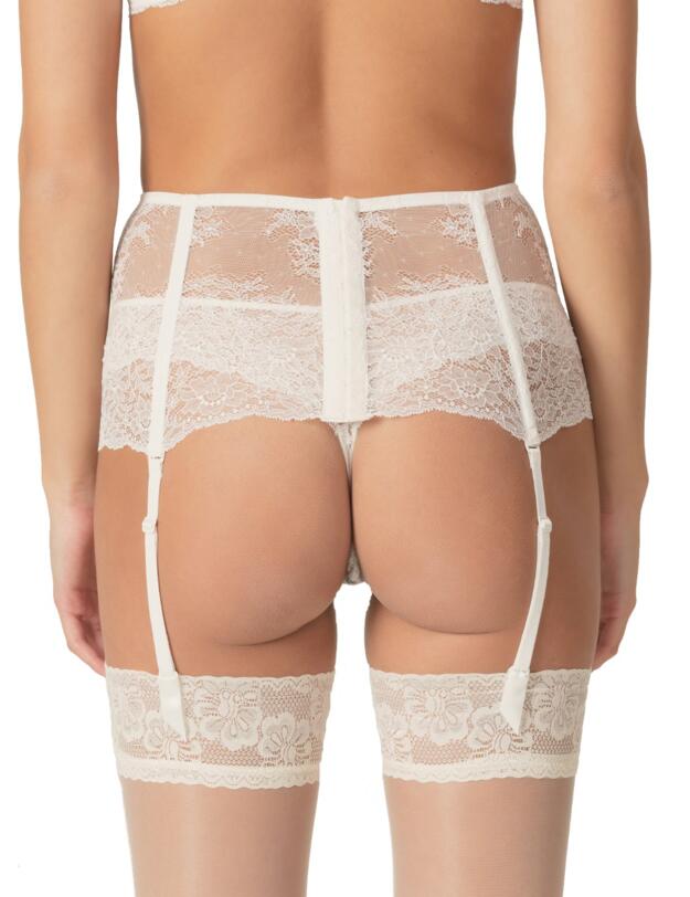 Marie Jo Dahlia Garter Suspender Belt Natural