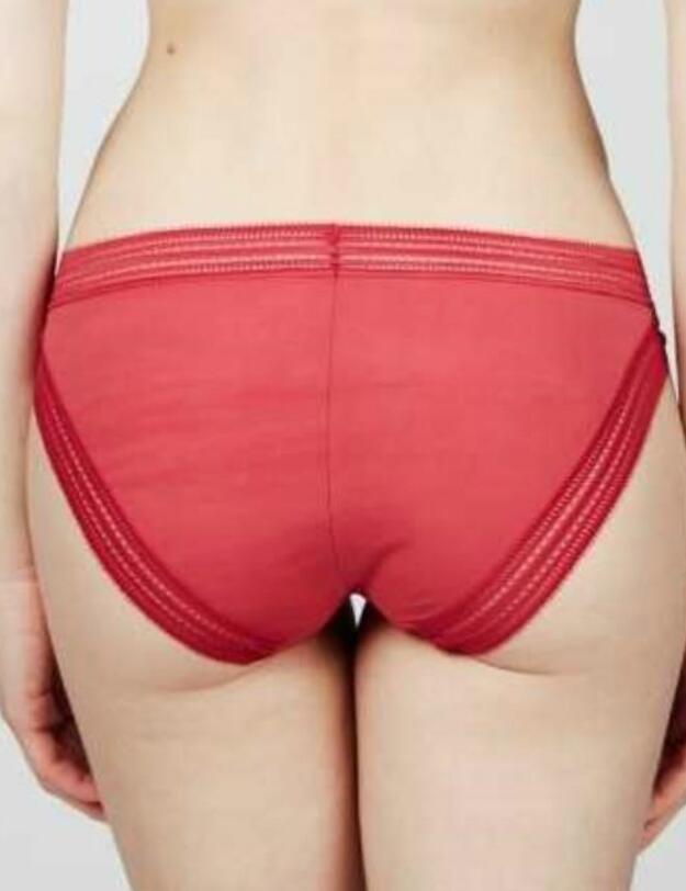 16463 Maison Lejaby Miss Lejaby Bikini Style Brief - 16463 Groseille (Red)