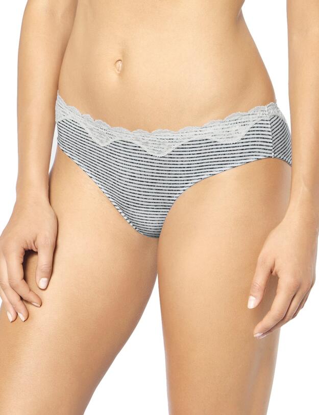 10194748 Triumph Touch Of Modal Stripes Tai Brief - 10194748 Silk White