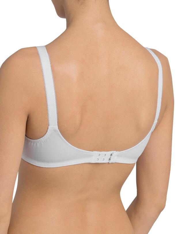 10147806 Triumph Lena Cotton Non-Wired Bra - 10147806 White