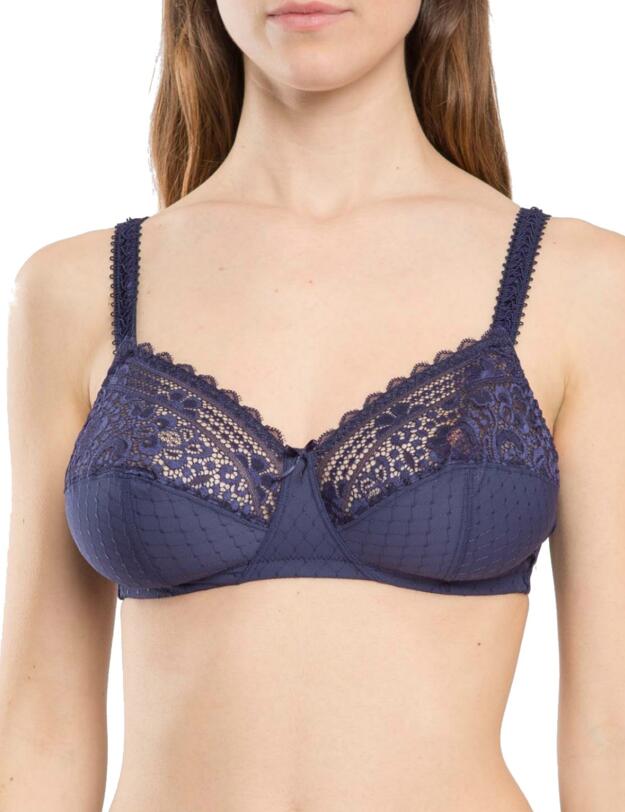 G51542 Maison Lejaby Hanae Non-Wired Soft Cup Bra - G51542 Nuit Noire