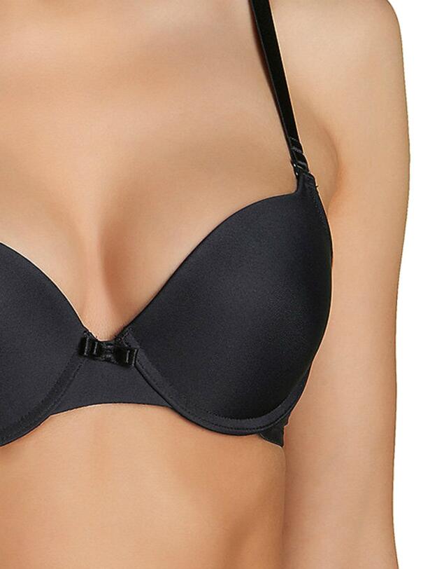 10129645 Triumph Tell Me Sexy Plunge Push-Up Bra - 10129645 Black 