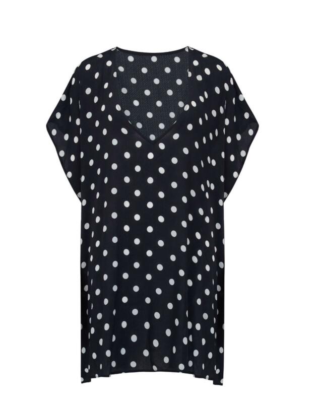 13908 Pour Moi Hot Spots Kaftan  - 13908 Black