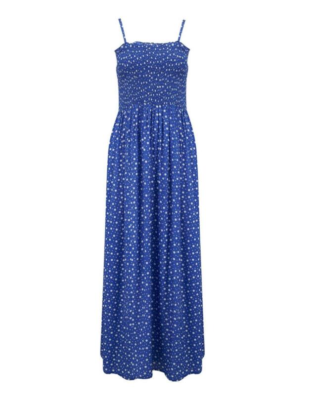 13928 Pour Moi Mini Maxi Removable Straps Maxi Dress - 13928 Ultramarine