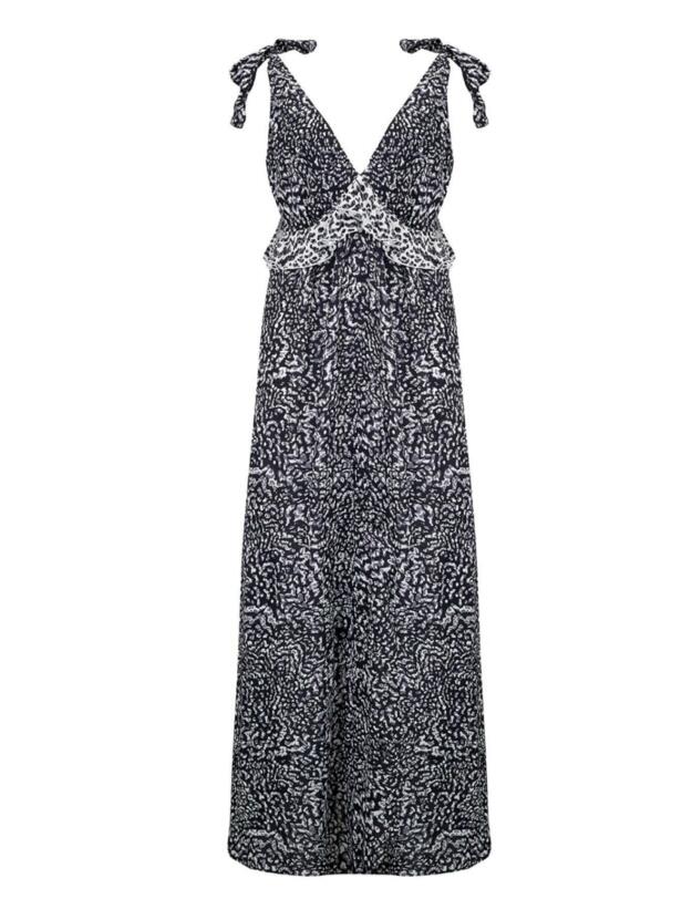 13901 Pour Moi Mixology Maxi Dress - 13901 Black/White