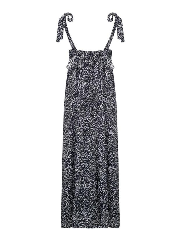 13901 Pour Moi Mixology Maxi Dress - 13901 Black/White