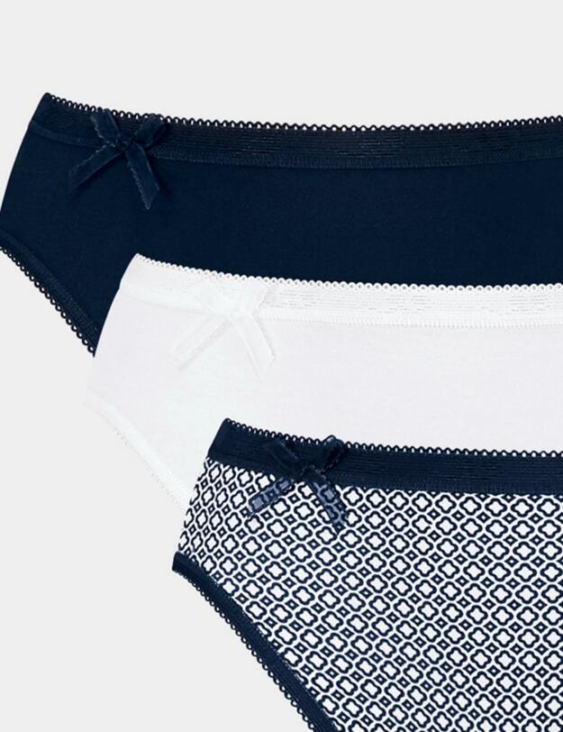 10189289 Sloggi Basic+Gift Box Tai 3 Pack Brief  - 10189289 Blue/Dark Combination