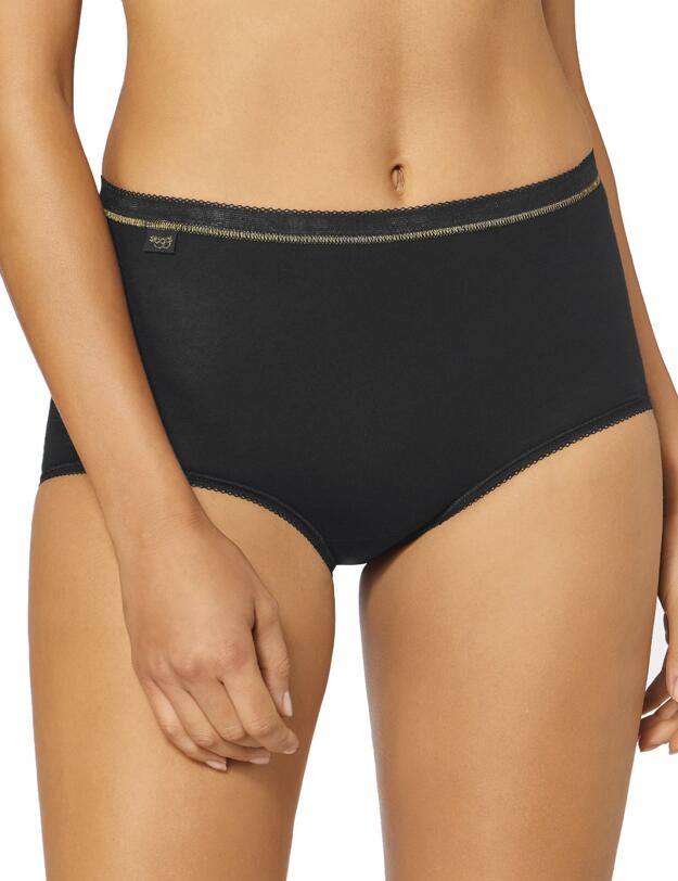 10194232 Sloggi Basic+ Maxi Holiday 3 Pack Brief - 10194232 Red/Dark Combination