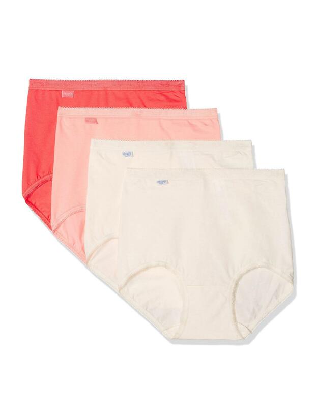 10103326 Sloggi Basic+Maxi 4 Pack Brief - 10103326 Orange/Light Combination